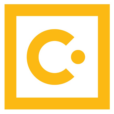 SAP Concur logo, which is a yellow C in a box