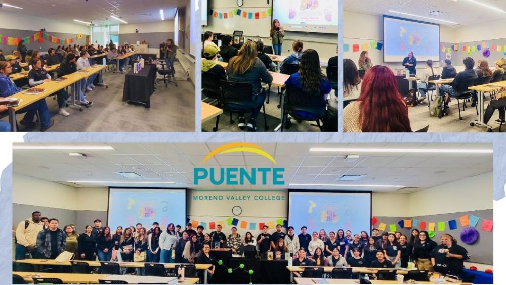 Puente students at the Dia de los Libros platica talk