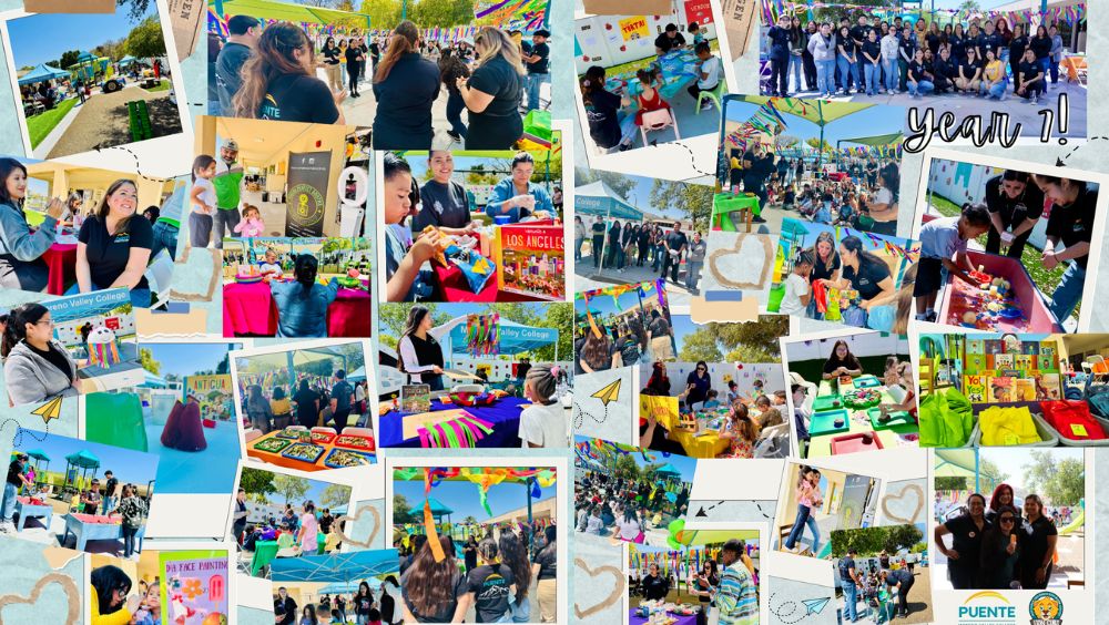 Collage of Dia de los Ninos at the ECE Center