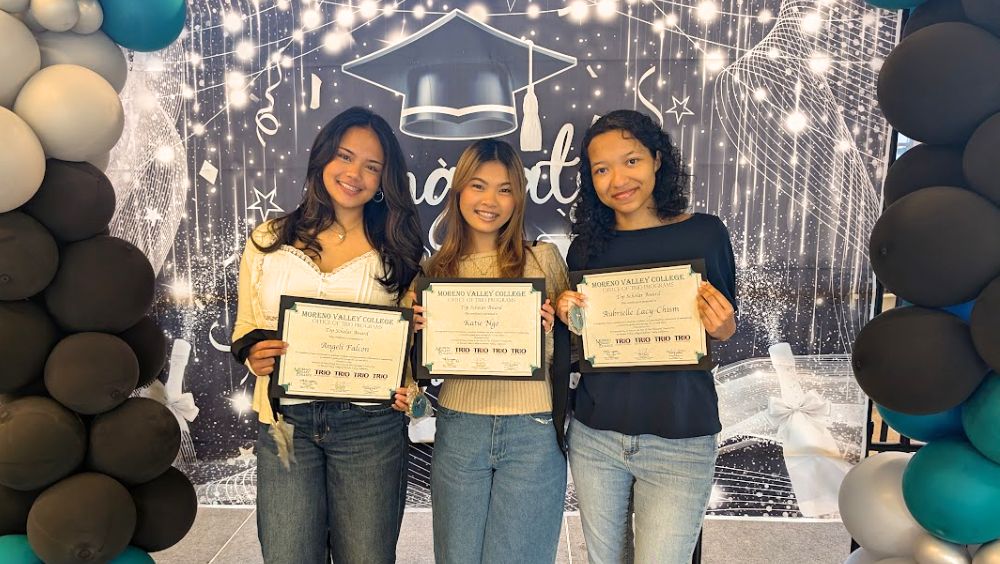 Three TRIO scholars are honored