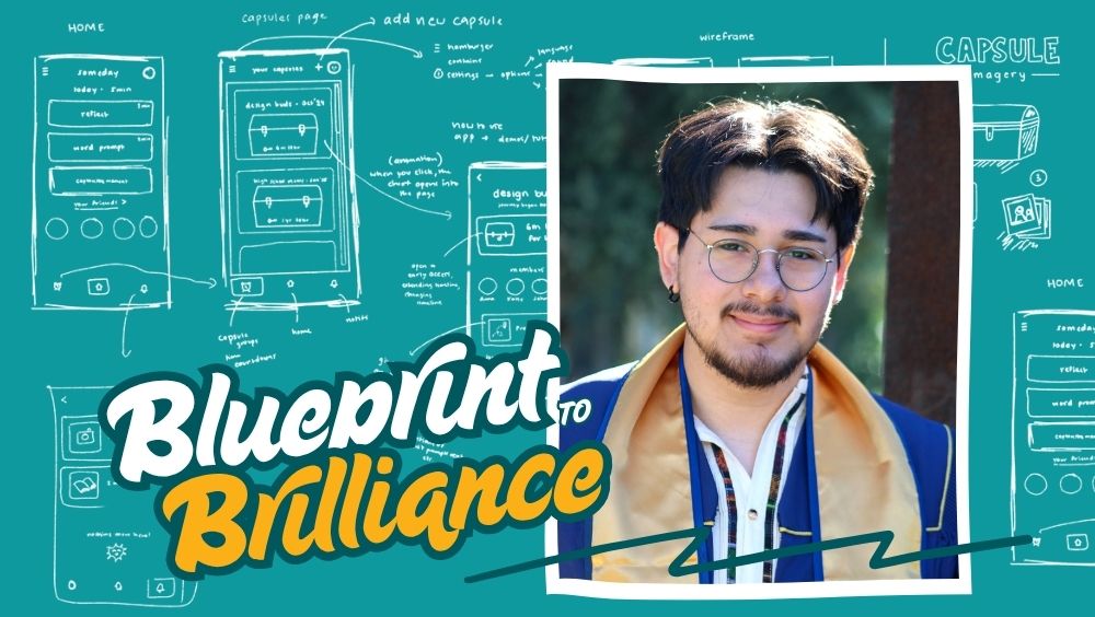 Portrait of Israel Martinez, an arts, media and design student