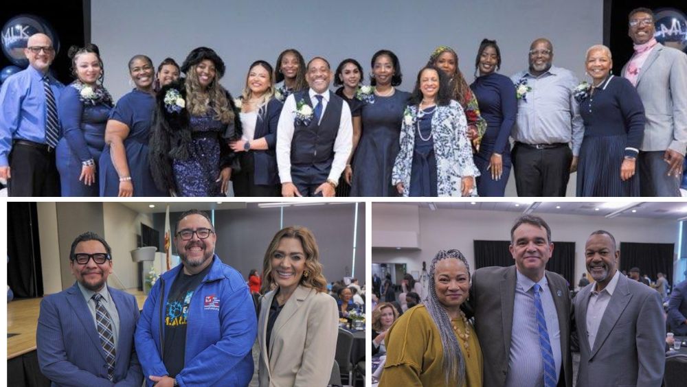 Group photos of celebration attendees