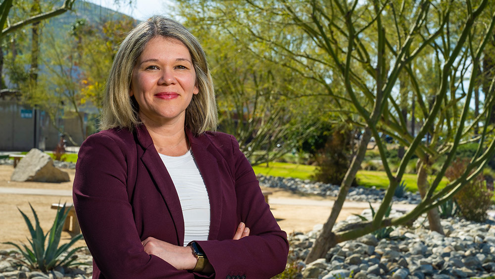 Photo of Lynnette Sullivan on MVC campus